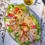 FATTOUSH CON HALLOUMI GRIGLIATO