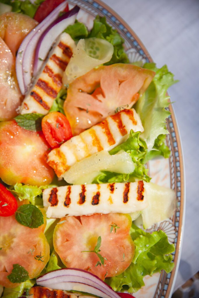 PARTICOLARE DI INSALATA FATTOUSH